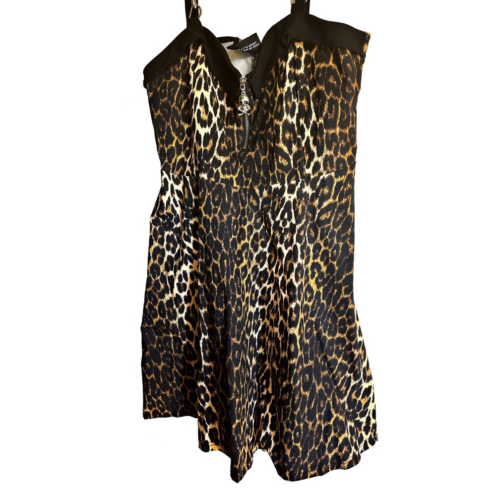 Killstar Leopard Skater Dress 3X